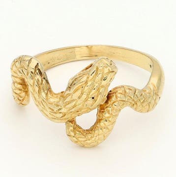 Ring - 18 karaat Geel goud - Slang, Nieuw