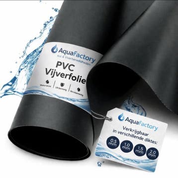 PVC Vijverfolie Zwart – Diverse Diktes, Tuin en Terras, Vijvers, Nieuw