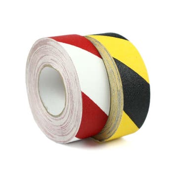 Anti  -  slip  -  waarschuwingstape Geel & Zwart 18,3m x, Verzenden