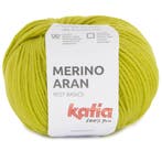 Katia Merino Aran - 100 limoengroen - Merinogaren, Ophalen of Verzenden, Nieuw