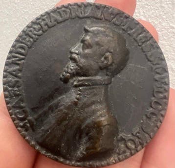 Italië. Medal XVI secolo - Cesandro Adriano, sacerdote e