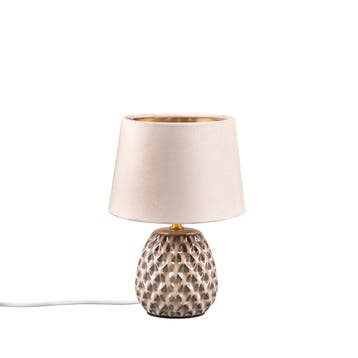 LED Tafellamp - Trion Aroniz - E14 Fitting - Rond - Roze -, Huis en Inrichting, Ophalen of Verzenden, Nieuw, Keramiek, Overige fittingen