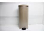 Brabantia NewIcon Prullenbak - 30 liter - Pedaal - Metallic, Verzenden, Zo goed als nieuw