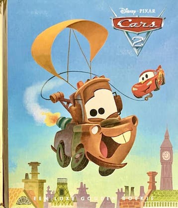 Cars - Disney - Cars 2 - Luxe Gouden Boekje 9789047623007, Boeken, Verzenden, Zo goed als nieuw
