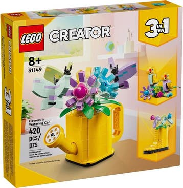 LEGO Creator 3in1 Bloemen in een Gieter - 31149 (Nieuw), Verzenden, Nieuw