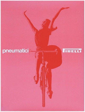 Massimo Vignelli - Pneumatici Pirelli - Bicycle, Antiek en Kunst