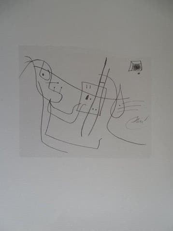 Joan Miro (1893-1983) - El Artista trabajando