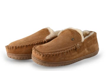 Warmbat Pantoffels in maat 44 Cognac, Overige kleuren, Verzenden, Warmbat, Zo goed als nieuw