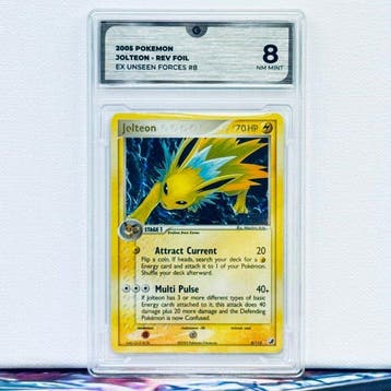 Pokémon Graded card - JOLTEON 8 REVERSE FOIL - Pokémon - GG, Nieuw