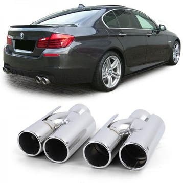 Uitlaat Sierstukken BMW F10 F11 F12 F13 Chroom, Ophalen of Verzenden, Nieuw