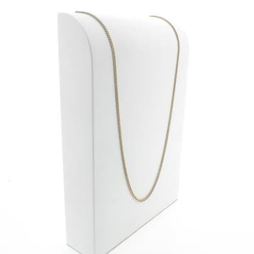 8 karaat gourmetschakel ketting, Ophalen of Verzenden, Gebruikt, Geel, Goud