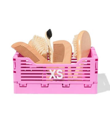 HEMA Klapkrat letterbord recycled roze 1+1 gratis, Verzenden, Nieuw