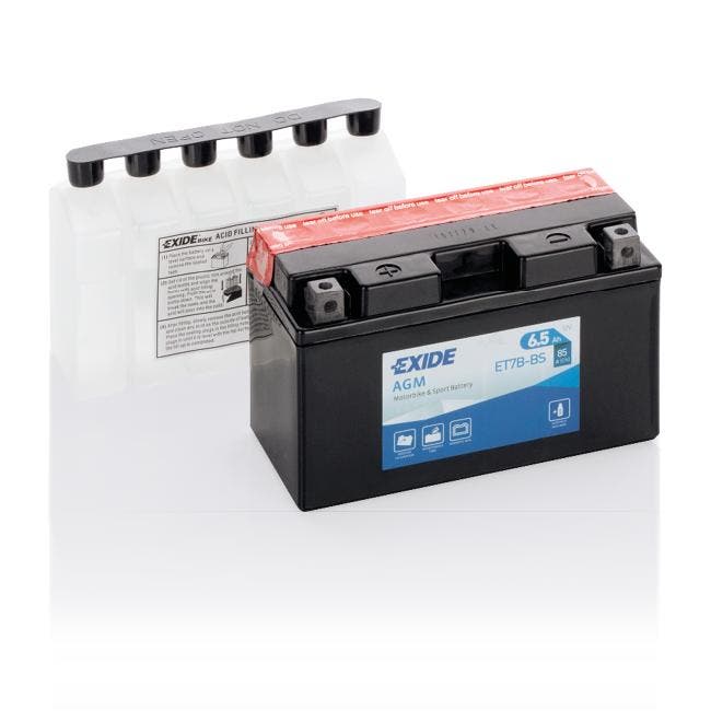 Exide AGM 12V accu | ET7B-BS | 12V 7Ah, Auto-onderdelen, Accu's en Toebehoren, Ophalen of Verzenden
