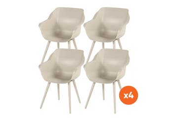 Set van 4 - Hartman Sophie Studio dining kuipstoel - Sand, Verzenden, Nieuw, Overige materialen