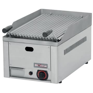 Diverso Lavasteengrill 1/2 module 4kw, Verzenden, Nieuw in verpakking