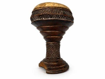 Tambour - sculptuur - Luba - Democratische Republiek Congo