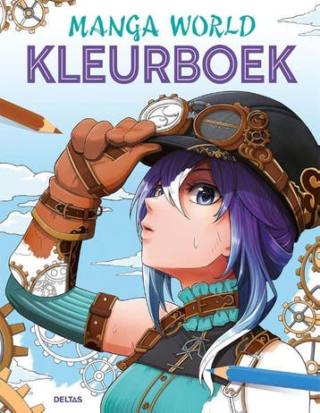 Manga World Kleurboek |  | Nieuw, Ophalen of Verzenden, Nieuw