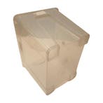 Nestbare Stapelbak, 390x280x280 mm, transparant pp, gebruikt, Doe-het-zelf en Verbouw, Kratten en Dozen, Ophalen of Verzenden