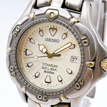Seiko - Titanium Scuba 200m - Zonder minimumprijs -