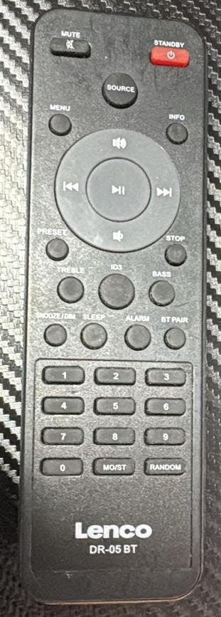 Afstandsbediening Lenco dr-05 bt, Ophalen of Verzenden, Nieuw, Origineel
