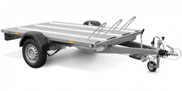 Motortrailer Stema STM tot 3 motoren 251x153cm 850kg geremd, Auto diversen, Aanhangers en Bagagewagens, Ophalen, Nieuw