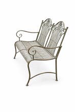 Tuinbank - Metaal - Sierlijke - Romantisch, Antiek en Kunst