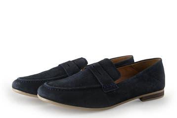 Bugatti Loafers in maat 40 Blauw, Loafers, Bugatti, Zo goed als nieuw, Verzenden
