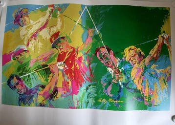 LeRoy Neiman - affiche Golf champions de LeRoy NEIMAN,