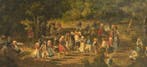 Adolphe Leleux (1812-1891) - Korolle danse bretonne