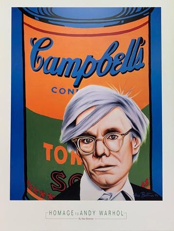 Alan Bortman (after) - Hommage to Andy Warhol - Pop Art