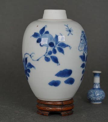 Kangxi (1662-1722) - Pot - Pioenrozen en perziken in