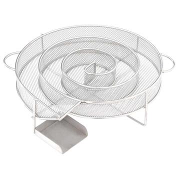 vidaXL Rookgenerator koud rond 19,5 cm roestvrij staal, Tuin en Terras, Barbecue-accessoires, Verzenden, Nieuw