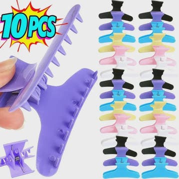 Professionele Haarclips Vlinder Model - Set van 10 Stuks voo, Verzenden