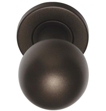 Voordeurknop BASICS LB501V Vast op rozet donker brons, Verzenden, Nieuw