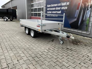 Saris plateauwagen | 276x150 cm - 2000 kg | Gratis ladingnet, Nieuw