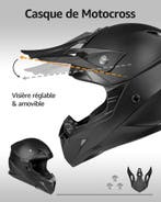 Motorcross Helm Mat Zwart | Retourdeal 29% Korting, Ophalen of Verzenden, Nieuw