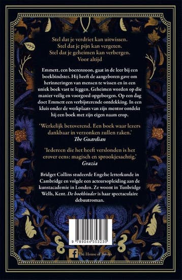 De boekbinder 9789044353235 Bridget Collins, Verzenden, Zo goed als nieuw, Bridget Collins