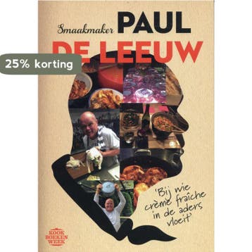 Smaakmaker: ‘Bij wie crème fraîche in de aders vloeit’, Verzenden, Zo goed als nieuw, Paul de Leeuw