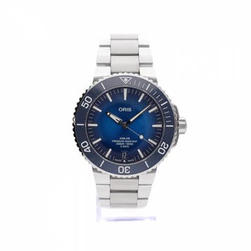 Oris Aquis Date 5-Days 43,5mm 7763; Automatisch Heren Hor..., Overige merken, Polshorloge, Overige materialen, Ophalen of Verzenden