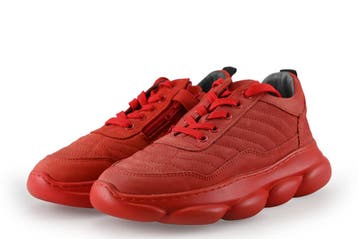 Red-Rag Sneakers in maat 37 Rood, Kleding | Dames, Schoenen, Verzenden, Sneakers of Gympen, Zo goed als nieuw, Rood