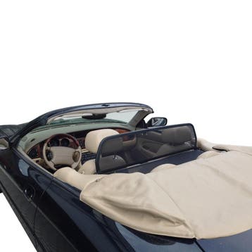 Jaguar XK (1996-2006) Cabrio windscherm Zwart windscherm op, Ophalen of Verzenden