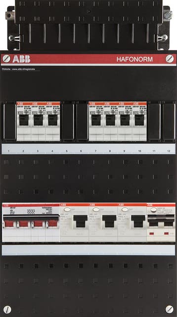 ABB Hafonorm PV-Groepenkast | HS 40A - 7 groepen - 3 x ALS, Ophalen of Verzenden, Nieuw, Groepenkast