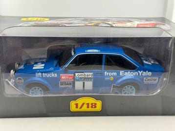 1:18 - Modelauto - Ford Escort Mk2 rally car model, Nieuw