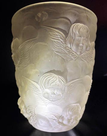 art deco vaas - lalique school - Vaas - Glas