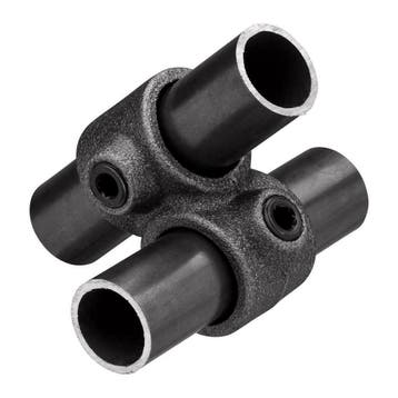 Buiskoppeling 90° Kruisstuk Ø 33,7 mm Antraciet, Verzenden, Nieuw