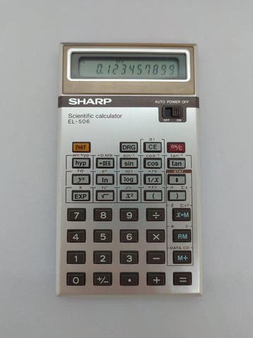 Sharp EL-506 Scientific Calculator - Rekenmachine -, Nieuw