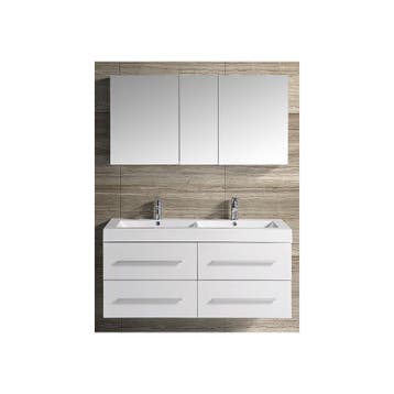 Badmeubel Lina LED Spiegelkast 120CM (Badkamermeubels), Ophalen of Verzenden, Nieuw