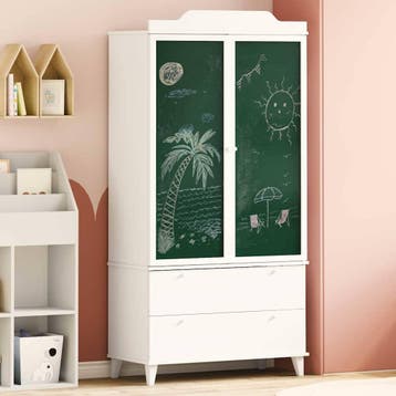vidaXL Creatieve opslag voor kinderen ROROS Wit 90 x 45 x, Verzenden, Nieuw