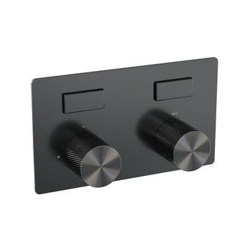 Brauer Gunmetal Carving Thermostatische Inbouw Badkraan, Doe-het-zelf en Verbouw, Sanitair, Ophalen of Verzenden, Nieuw
