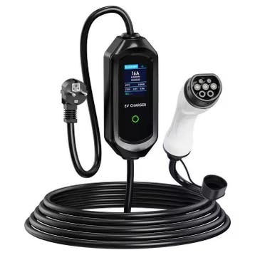 Mobiele Lader 3.7 kW Type 2 | 5m & 10m 1-fase App functie, Verzenden, Nieuw